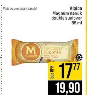 Algida Magnum nanuk double sunlover 85 ml 
