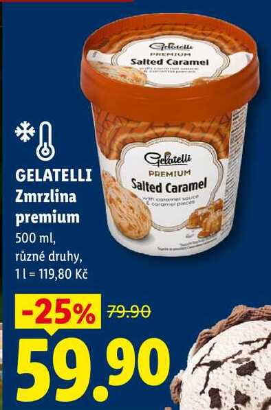 GELATELLI Zmrzlina premium, 500 ml