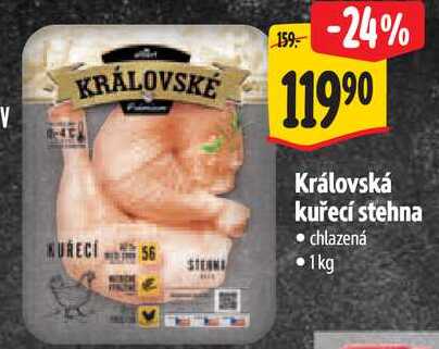 Královská kuřecí stehna, 1 kg