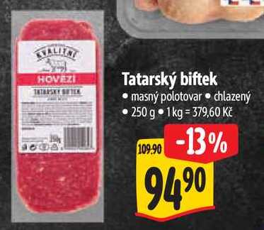 Tatarský biftek, 250 g