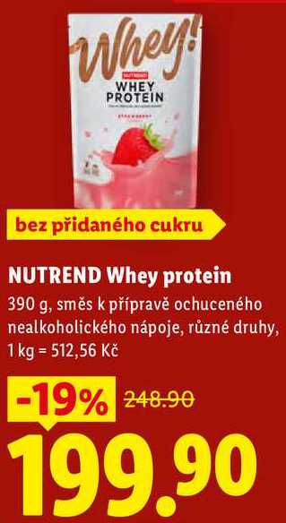 NUTREND Whey protein 390 g 