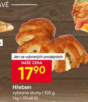 Hřeben vybrané druhy 105 g