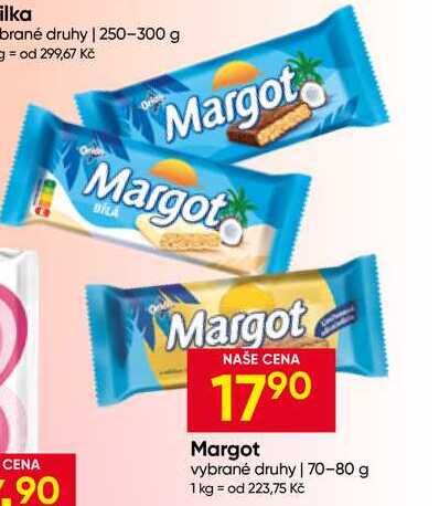 ORION Margot 80g, vybrané druhy