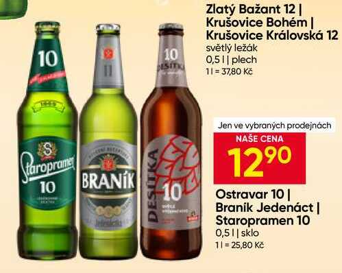 Krušovice královská 12° 0,5l 