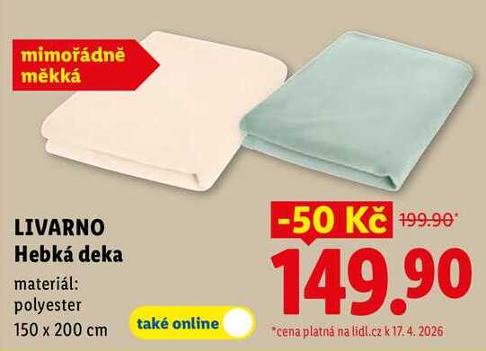 LIVARNO Hebká deka
