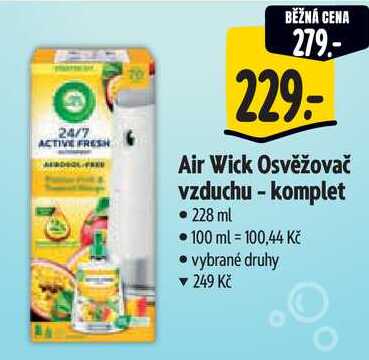 Air Wick Osvěžovač vzduchu - komplet, 228 ml 