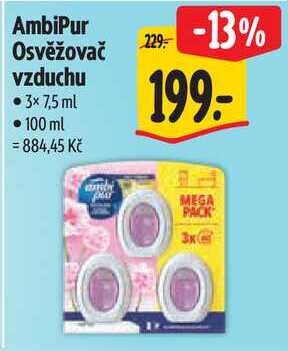 AmbiPur Osvěžovač vzduchu, 3x 7,5 ml   