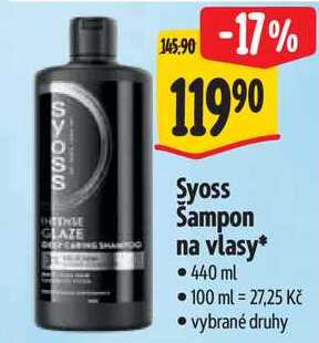 Syoss Sampon na vlasy, 440 ml 