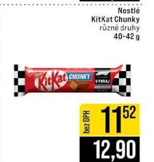 Nestlé KitKat Chunky různé druhy 40-42 g 