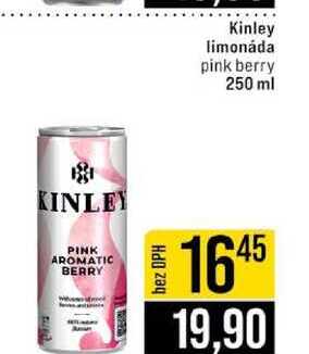 Kinley limonáda pink berry 250 ml 