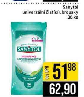 Sanytol univerzální čistící ubrousky 36 ks 