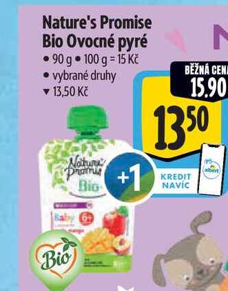 Nature's Promise Bio Ovocné pyré 90 g  