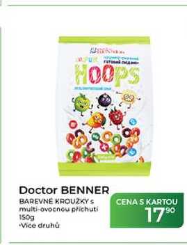 Doctor BENNER BAREVNÉ KROUŽKYS multi-ovocnou příchutí 150g 