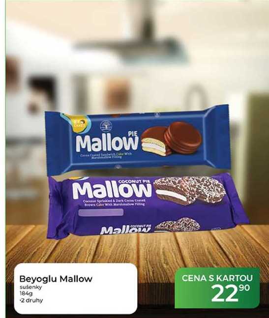 Beyoglu Mallow sušenky 184g  