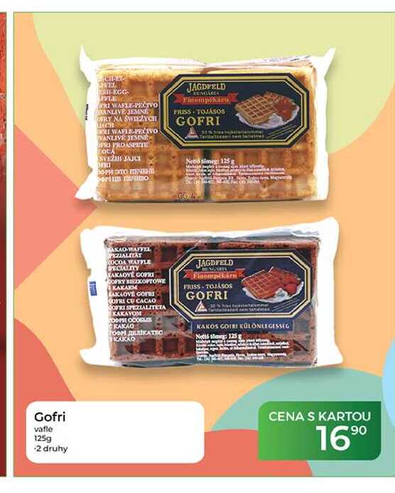 Gofri vafle 125g 