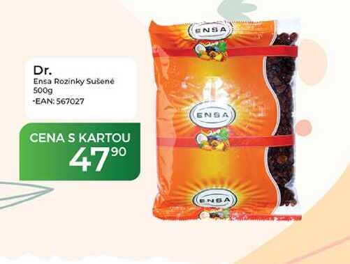 Dr. Ensa Rozinky Sušené 500g 