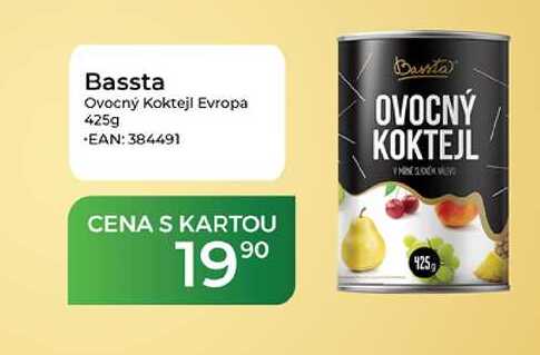 Bassta Ovocný Koktejl Evropa 425g 
