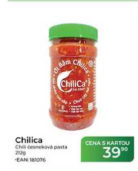 Chilica Chili česneková pasta 212g  