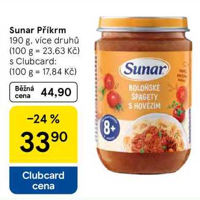 Sunar Příkrm, 190 g 