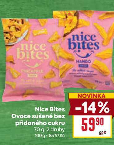 Nice Bites Ovoce sušené bez přidaného cukru 70 g   