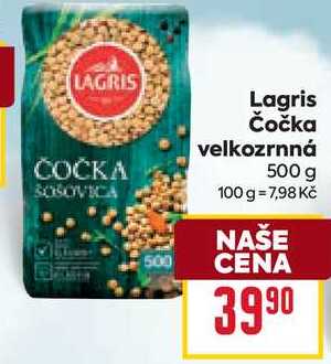 Lagris Čočka velkozrnná 500 g   