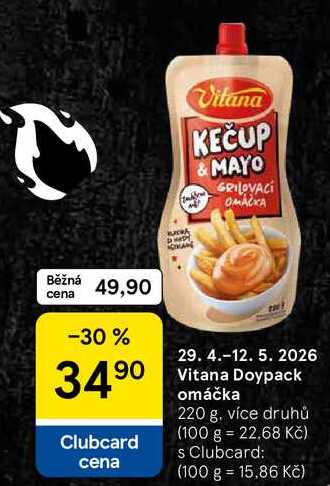 Vitana Doypack omáčka, 220 g, více druhů 