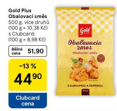 Gold Plus Obalovací směs, 500 g