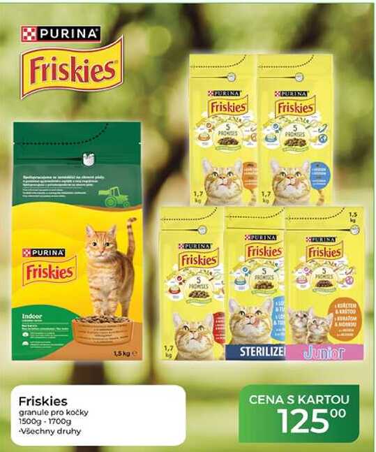 Friskies granule pro kočky 1500g - 1700g 