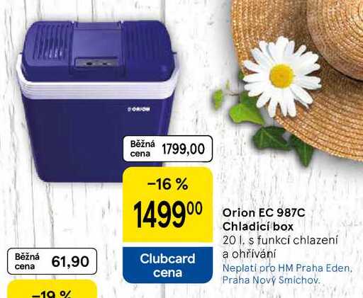 Orion EC 987C Chladicí box, 20 l, s funkcí chlazení a ohřívání 