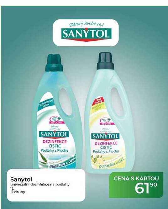 Sanytol univerzální dezinfekce na podlahy 1L
