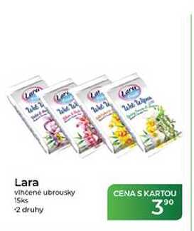 Lara vlhčené ubrousky 15ks 