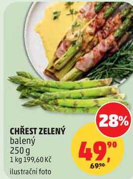 CHŘEST ZELENÝ balený, 250 g 