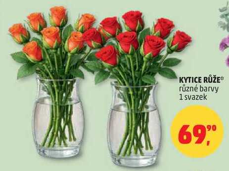 KYTICE RŮŽE různé barvy, 1 svazek  
