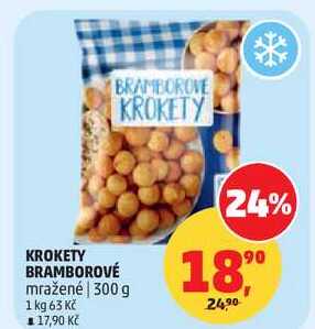 KROKETY BRAMBOROVÉ mražené, 300 g