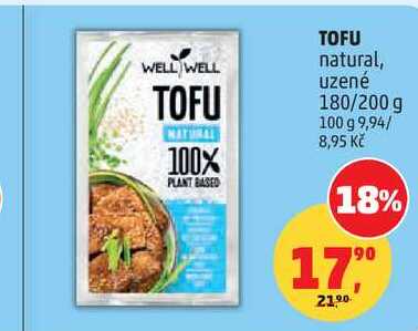 TOFU natural, uzené, 180/200 g 