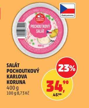 SALÁT POCHOUTKOVÝ KARLOVA KORUNA, 400 g 