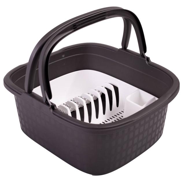 Kempinkový koš na nádobí s odkapávačem