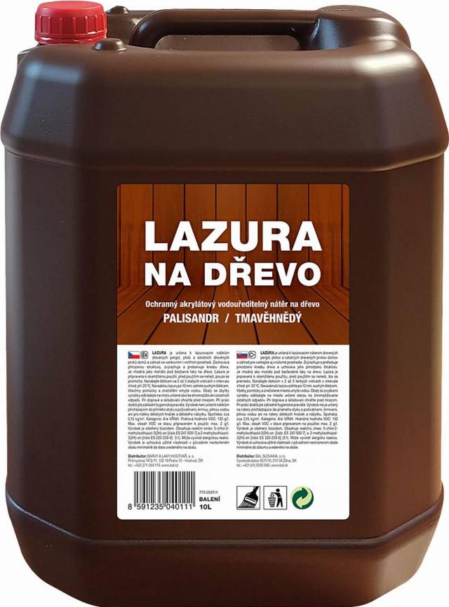 Lazura na dřevo akrylátová 10 l