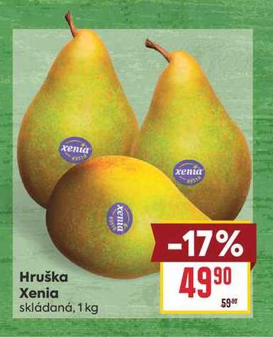 Hruška Xenia skládaná, 1 kg 