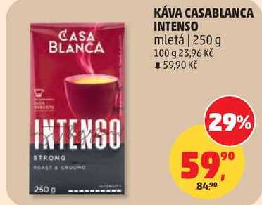 KÁVA CASABLANCA INTENSO mletá, 250 g