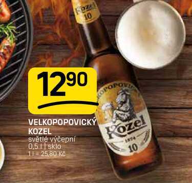 VELKOPOPOVICKÝ KOZEL světlé výčepní 0,5l