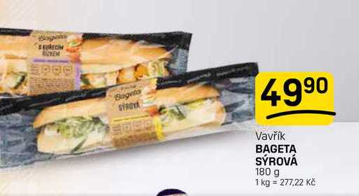 BAGETA SÝROVÁ 180 g