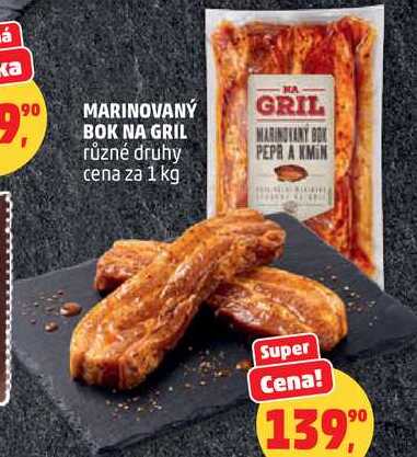 MARINOVANÝ BOK NA GRIL různé druhy, 1 kg