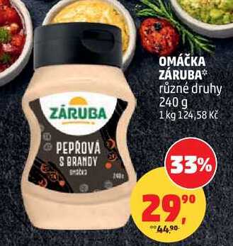 OMÁČKA ZÁRUBA různé druhy, 240 g  