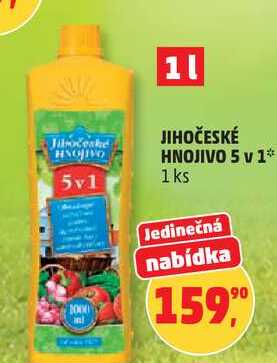 JIHOČESKÉ HNOJIVO 5 v 1, 1 ks 