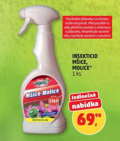 INSEKTICID MŠICE, MOLICE, 1 ks