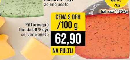 Pittoresque Gouda 50% sýr červené pesto 100g