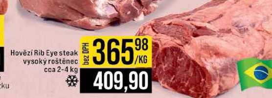 Hovězí Rib Eye steak vysoký roštěnec cca 2-4 kg 1kg