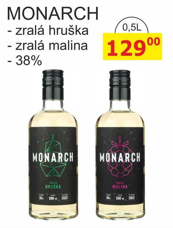 MONARCH DESTILÁT 0,5L