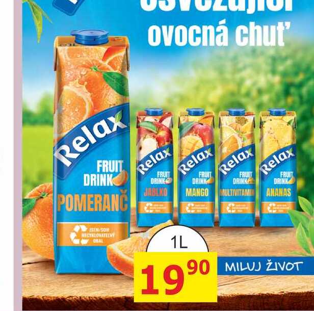 Relax FRUIT DRINK 1L 